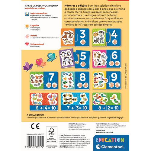 Jogo Números e Adições - Education Clementoni - Image 3