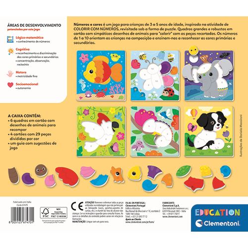 Jogo Números e Cores - Education Clementoni - Image 3