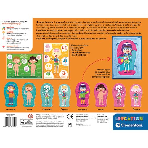 Jogo O Corpo Humano - Education Clementoni - Image 3