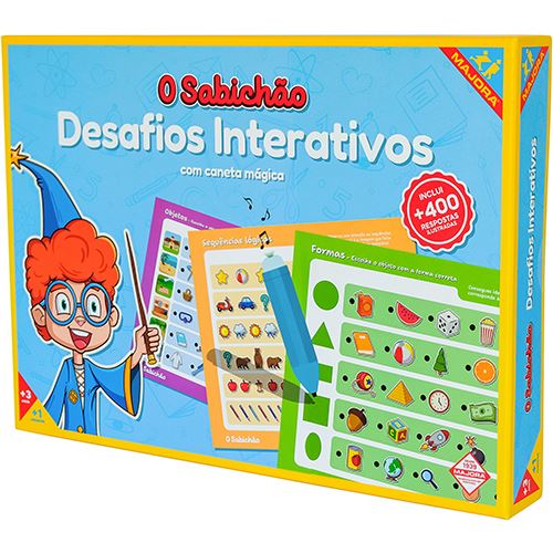 Jogo O Sabichão: Desafios Interativos com Caneta Mágica - Majora | Concentra - Image 3