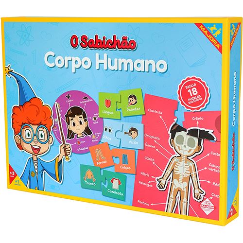 Jogo O Sabichão: O Corpo Humano - Majora | Concentra - Image 3