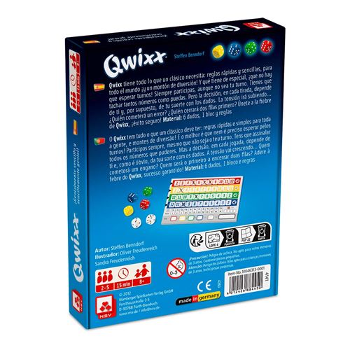 Jogo Qwixx - NSV | Devir - Image 3