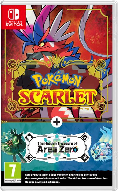 Pokémon Scarlet + DLC The Hidden Treasure of Area Zero - Nintendo Switch