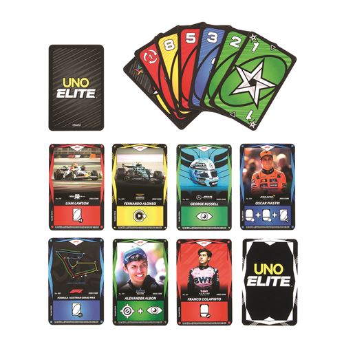 Jogo Uno Elite Fórmula 1 - Edição Pack Iniciante - Mattel Games - Image 2
