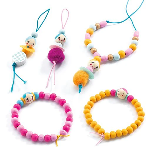 Kit de Missangas - Constrói Pulseiras - 200 Peças - Djeco - Image 4