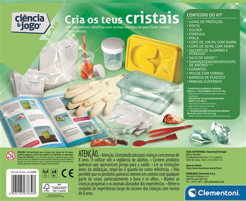 Kit Laboratório - Cria Os Teus Cristais - Clementoni - Image 4