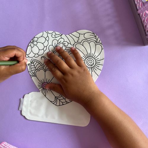 Kit para Colorir Créarts Cœurs - Coração Insuflável - Nature & Découvertes - Image 4