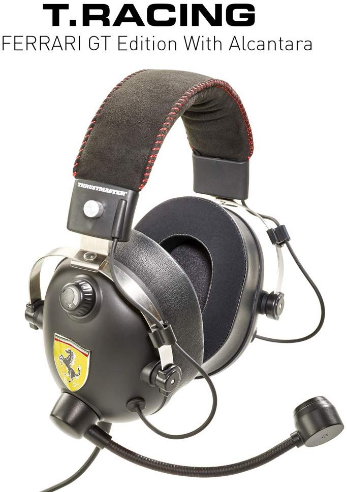 Kit Volante Thrustmaster Multi Ferrari 599xx Evo 30 Add-On Alcantara Edition + Headset Ferrari - Image 3