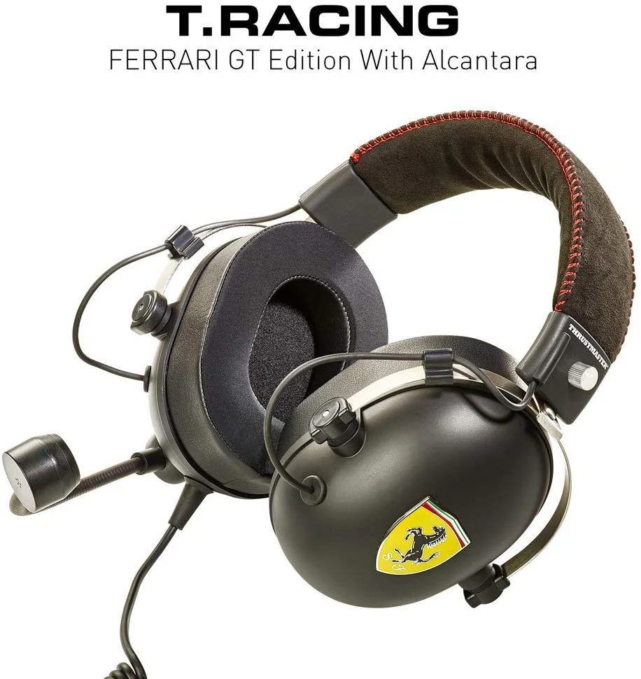 Kit Volante Thrustmaster Multi Ferrari 599xx Evo 30 Add-On Alcantara Edition + Headset Ferrari - Image 8