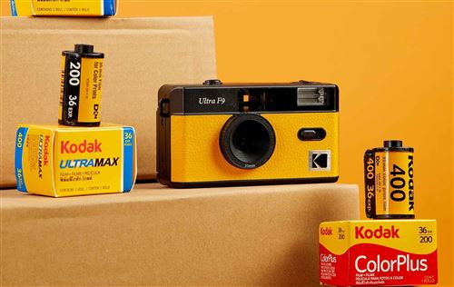 Máquina Fotográfica Analógica Kodak Ultra F9 - Amarelo - Image 5