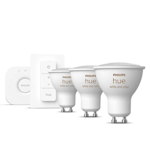 Lâmpada Smart Philips Hue WCA LED Wi-Fi 4.3W GU10 Starter Kit - Image 2