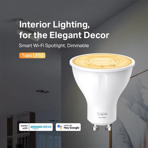 Lâmpada Inteligente TP-Link Tapo L610 Smart Wi-Fi Spotlight Dimmable 2700 K - Image 2