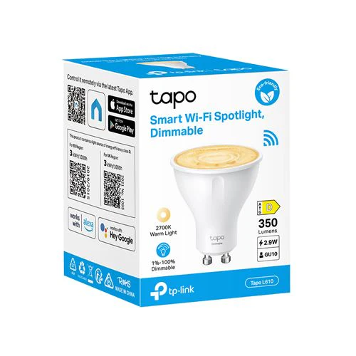 Lâmpada Inteligente TP-Link Tapo L610 Smart Wi-Fi Spotlight Dimmable 2700 K - Image 7