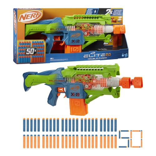 Lançador Nerf Elite 2.0 Double Punch - Hasbro - Image 2