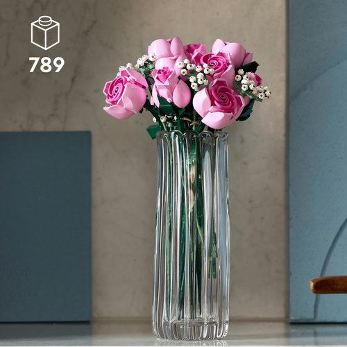 LEGO® Botanicals 10374 - Buquê de Rosas Cor-de-Rosa - Image 3