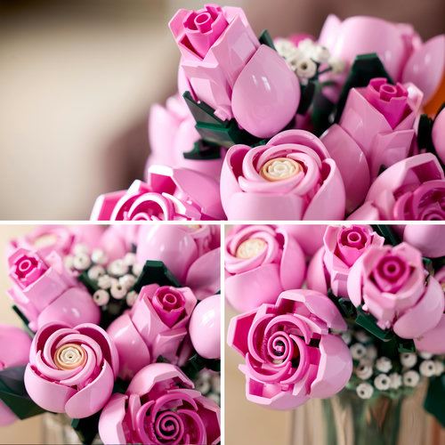 LEGO® Botanicals 10374 - Buquê de Rosas Cor-de-Rosa - Image 5