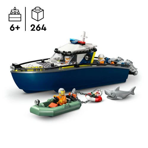 LEGO® City 60456 - Perseguição com Barco da Polícia - Image 3