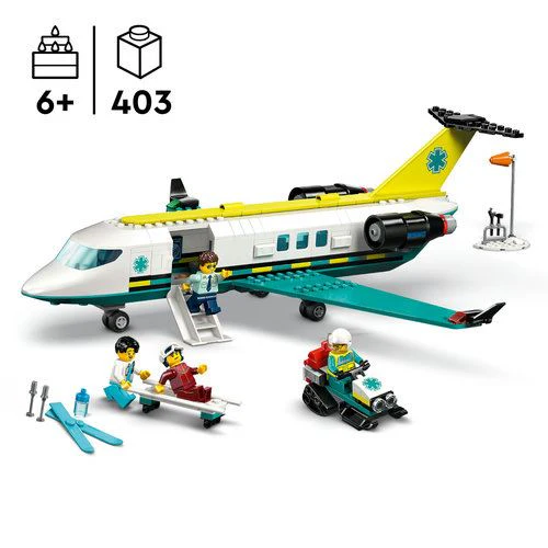 LEGO® City 60465 - Avião de Ambulância Aérea de Emergência - Image 3