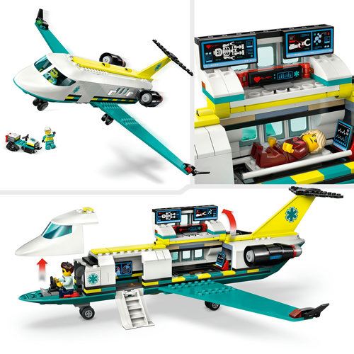 LEGO® City 60465 - Avião de Ambulância Aérea de Emergência - Image 4