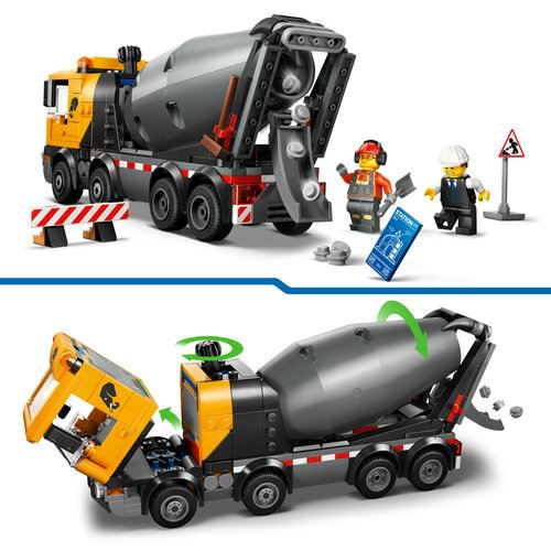 LEGO® City 60478 - Camião com Betoneira - Image 4