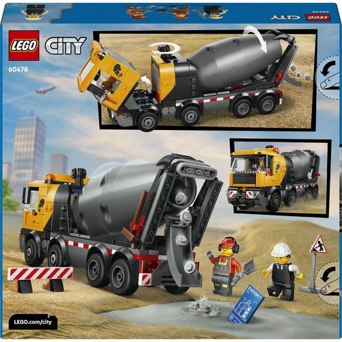 LEGO® City 60478 - Camião com Betoneira - Image 8