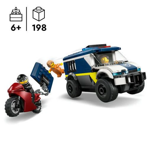 LEGO® City 60479 - Carrinha de Transporte de Prisioneiros da Polícia - Image 3