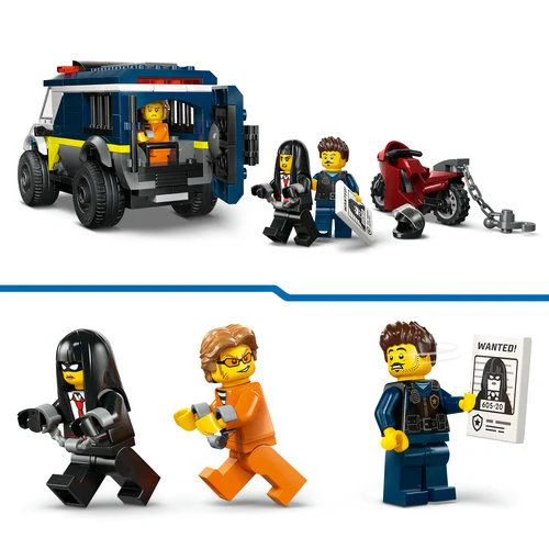LEGO® City 60479 - Carrinha de Transporte de Prisioneiros da Polícia - Image 5