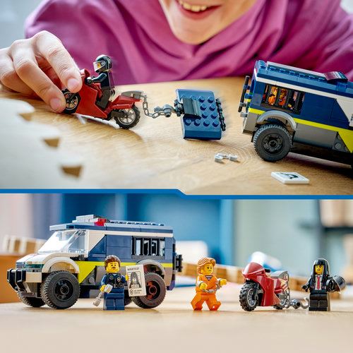LEGO® City 60479 - Carrinha de Transporte de Prisioneiros da Polícia - Image 6