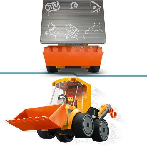 LEGO® City 60483 - Veículos: Carregadora de Construção - Image 4