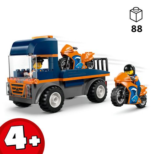 LEGO® City 60491 - Camião de Transporte de Motas - Image 3