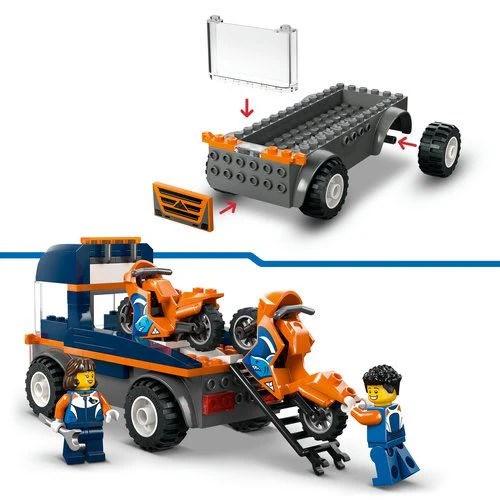 LEGO® City 60491 - Camião de Transporte de Motas - Image 4