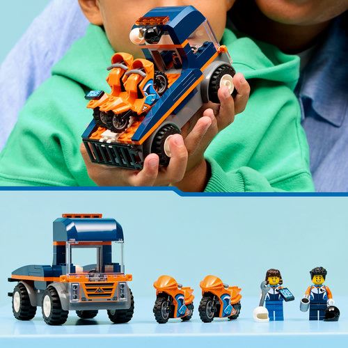 LEGO® City 60491 - Camião de Transporte de Motas - Image 6