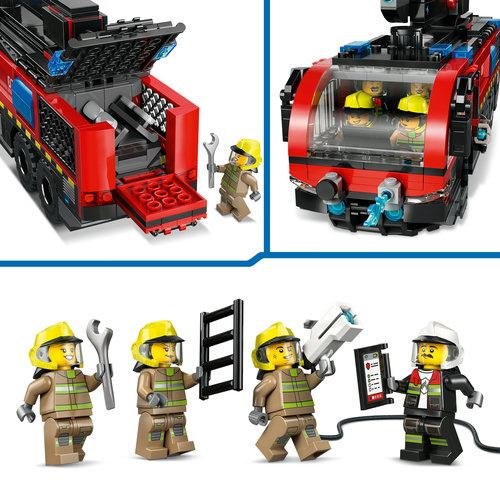 LEGO® City 60499 - Camião de Combate ao Fogo do Aeroporto - Image 5