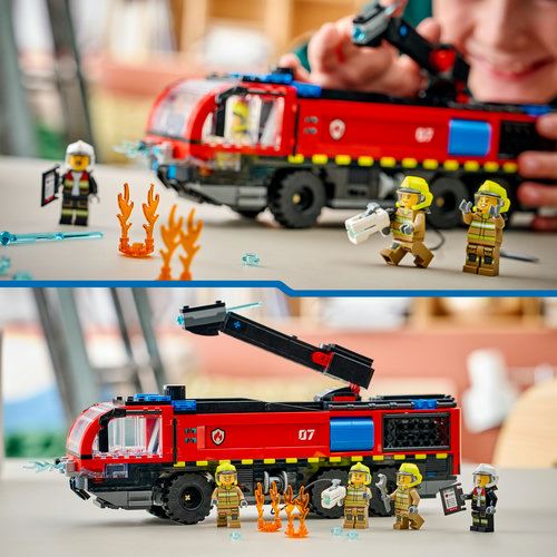 LEGO® City 60499 - Camião de Combate ao Fogo do Aeroporto - Image 6