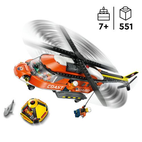 LEGO® City 60503 - Helicóptero da Guarda Costeira - Image 3