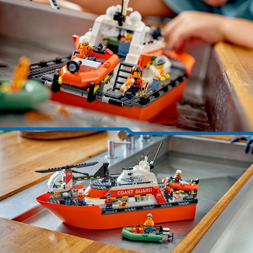 LEGO® City 60504 - Barco e Helicóptero de Resgate da Guarda Costeira - Image 6