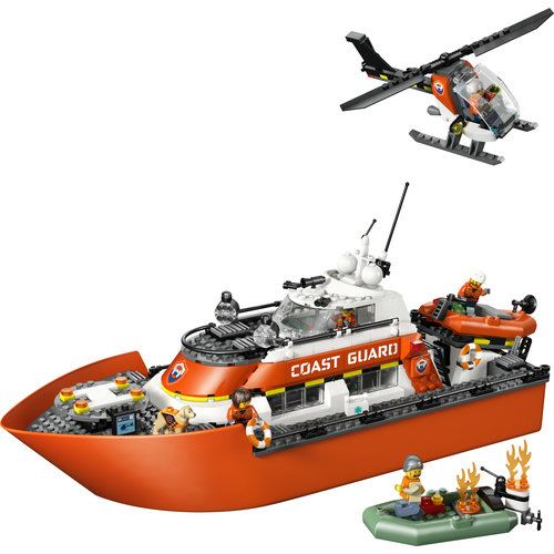 LEGO® City 60504 - Barco e Helicóptero de Resgate da Guarda Costeira - Image 8