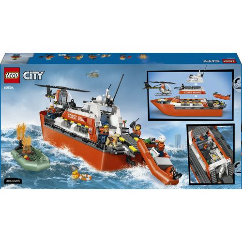 LEGO® City 60504 - Barco e Helicóptero de Resgate da Guarda Costeira - Image 9