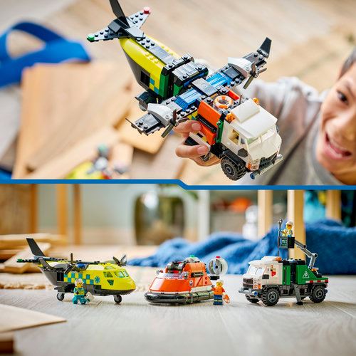 LEGO® City 60505 - Combinação de Avião, Camião de Assistência e Hovercraft - Image 6