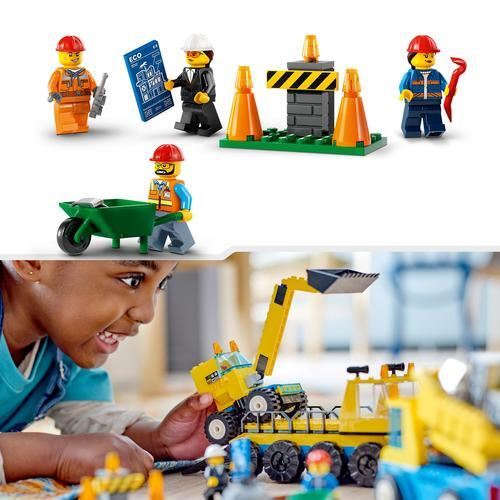 LEGO®  City Great Vehicles 60391 - Camiões de Construção e Grua com Bola Destruidora - Image 6
