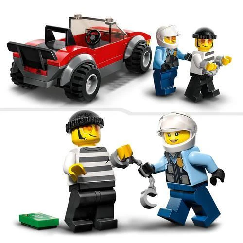 LEGO City Perseguição de Mota e Carro da Polícia 60392 - Image 5