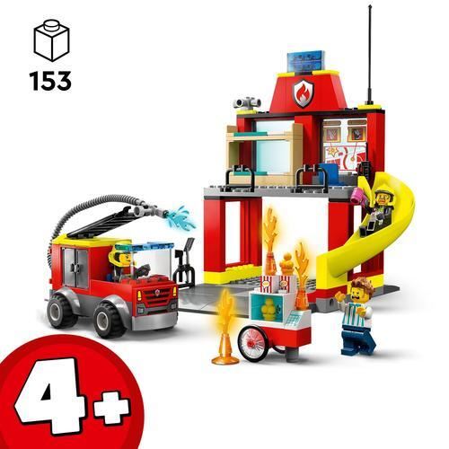 LEGO City Quartel e Camião dos Bombeiros 60375 - Image 3