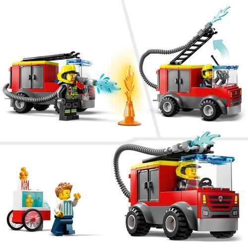 LEGO City Quartel e Camião dos Bombeiros 60375 - Image 4