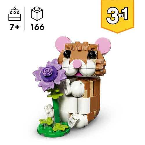LEGO® Creator 31376 - Hámster Adorável Com Flor - Image 3
