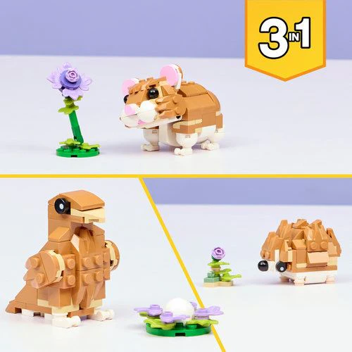 LEGO® Creator 31376 - Hámster Adorável Com Flor - Image 6