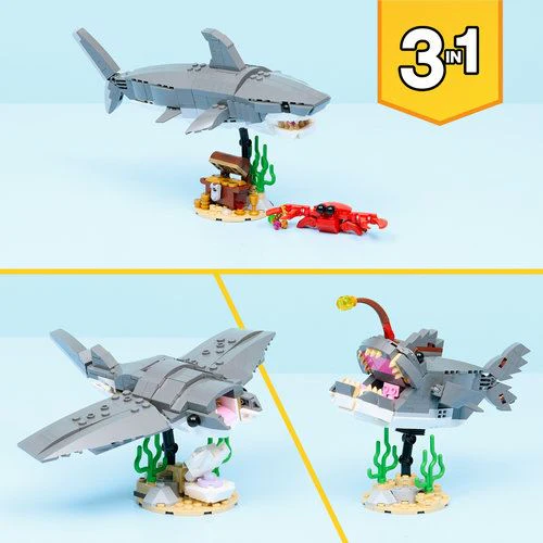 LEGO® Creator 31381 - Tubarão Feroz  com Baú do Tesouro - Image 6