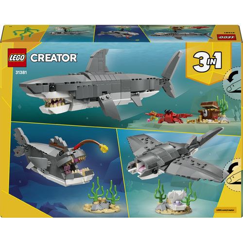 LEGO® Creator 31381 - Tubarão Feroz  com Baú do Tesouro - Image 9
