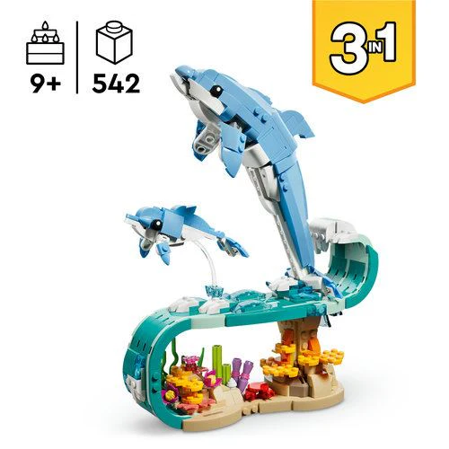 LEGO® Creator 31385 - Animais Marinhos: Golfinhos Encantadores - Image 3