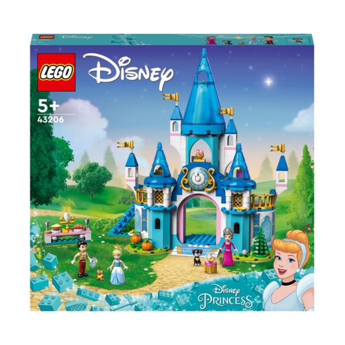 LEGO Disney Princess 43206 O Castelo da Cinderela e do Príncipe Encantado