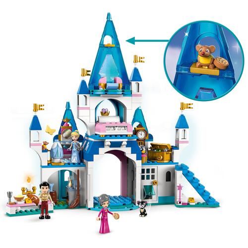 LEGO Disney Princess 43206 O Castelo da Cinderela e do Príncipe Encantado - Image 5